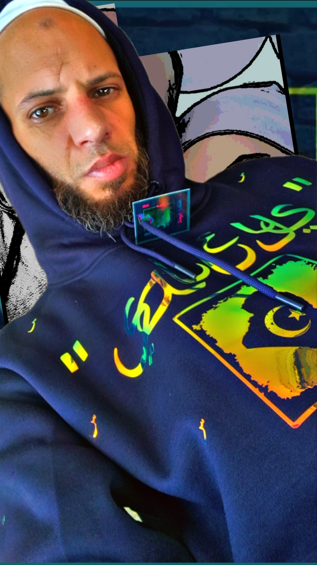 Sweat capuche Salleys س. Modele Algérie.🥷