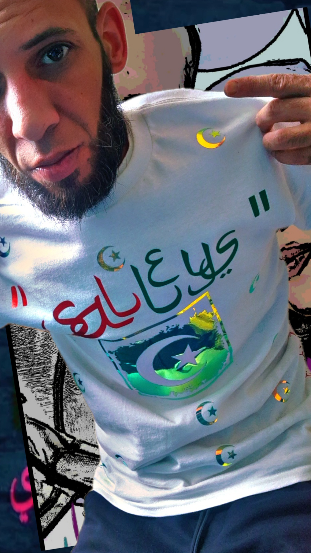 T shirt Salleys س.🇩🇿 Modele Algerie.