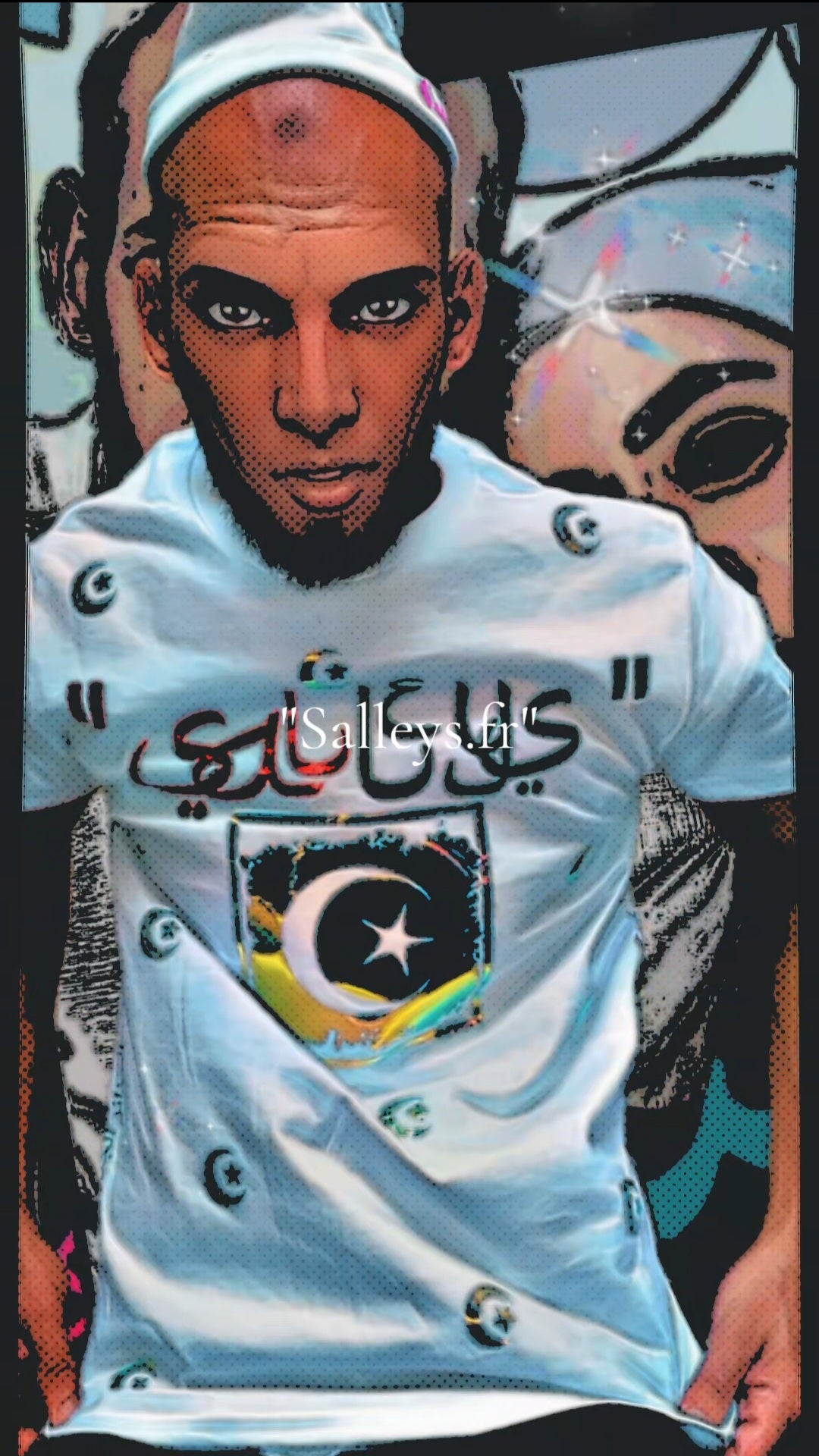 T shirt Salleys س.🇩🇿 Modele Algerie.